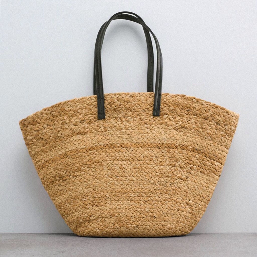 ZARA Jute Tote Bag